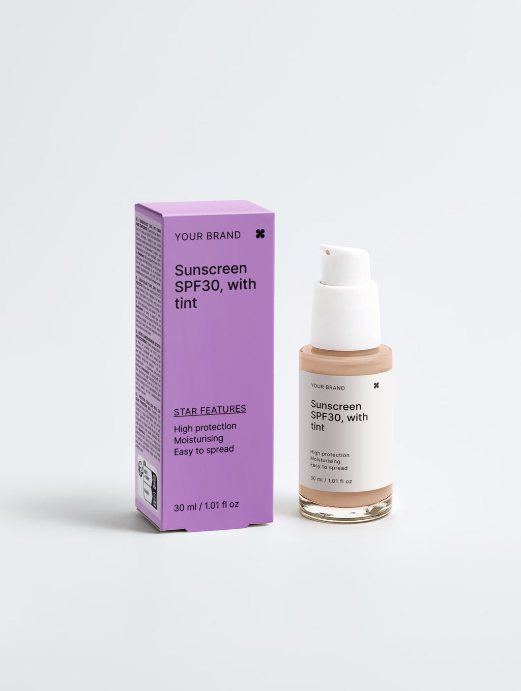 Sunscreen SPF30, with tint