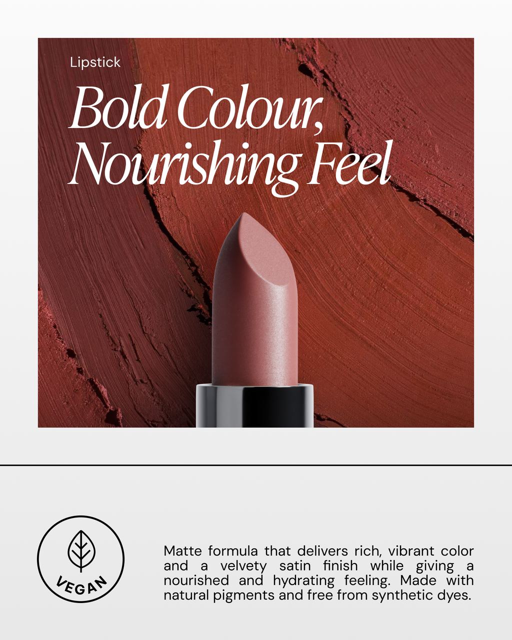 Matte Lipstick, Dusty Rose