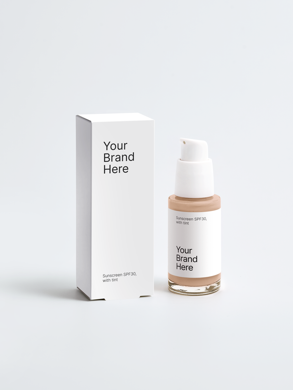 Sunscreen SPF30, with tint