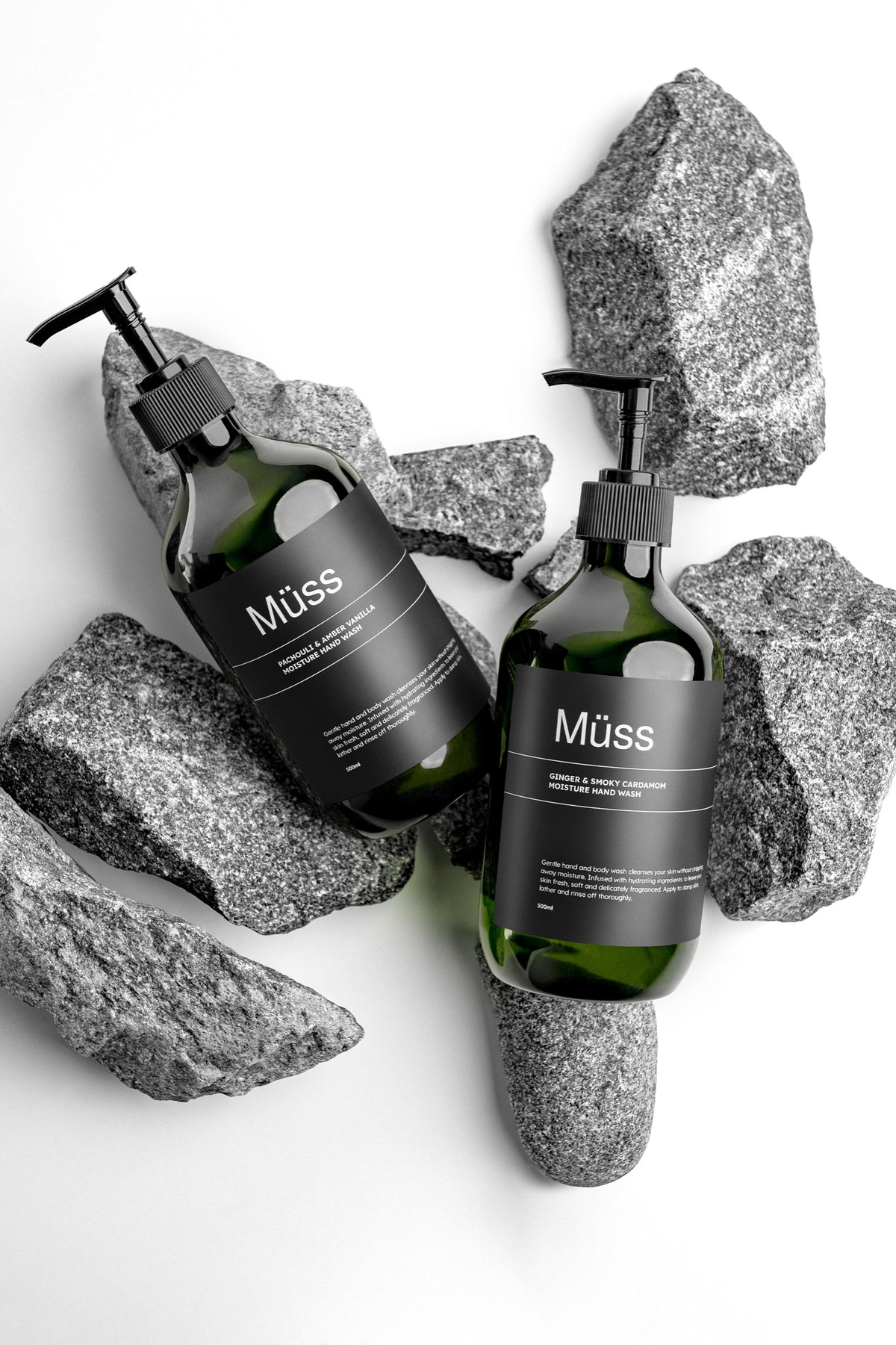 Hand & Body Wash, Peppermint & Dark Cedar, Amber