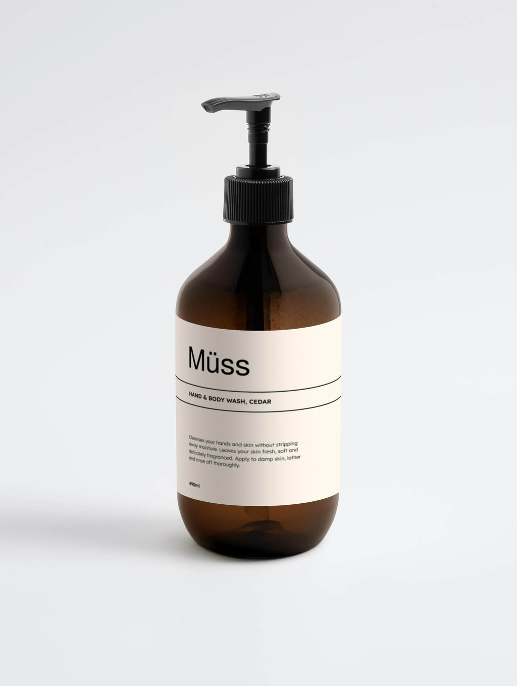 Hand & Body Wash, Peppermint & Dark Cedar