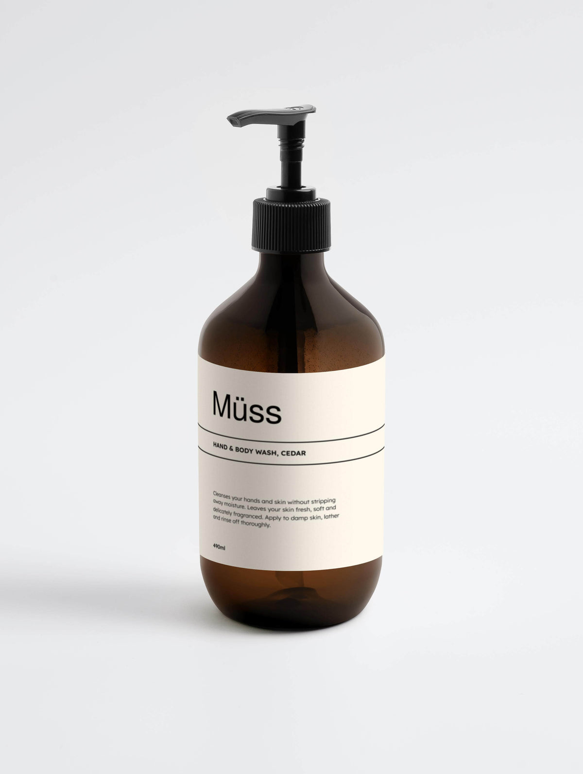 Hand & Body Wash, Peppermint & Dark Cedar