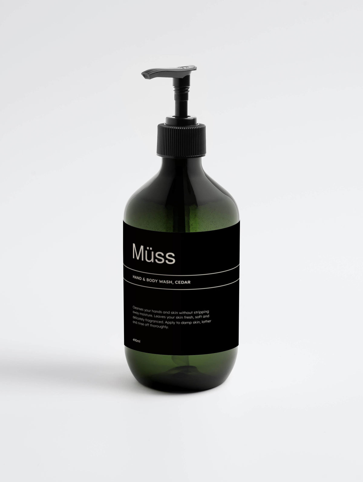 Hand & Body Wash, Peppermint & Dark Cedar