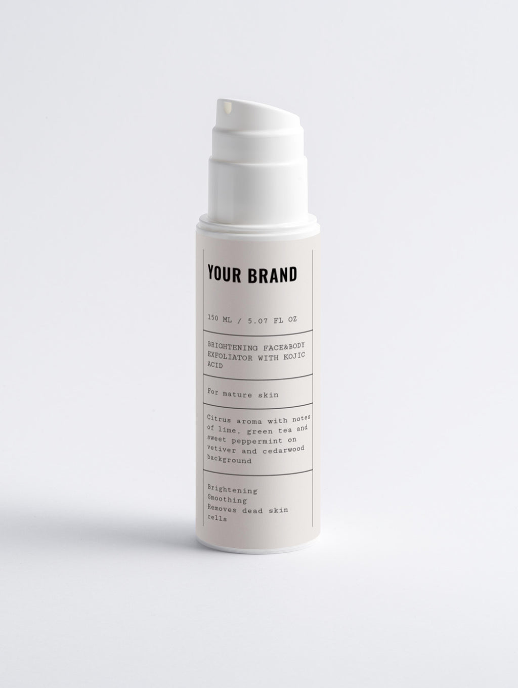 Brightening Face&Body Exfoliator with Kojic Acid