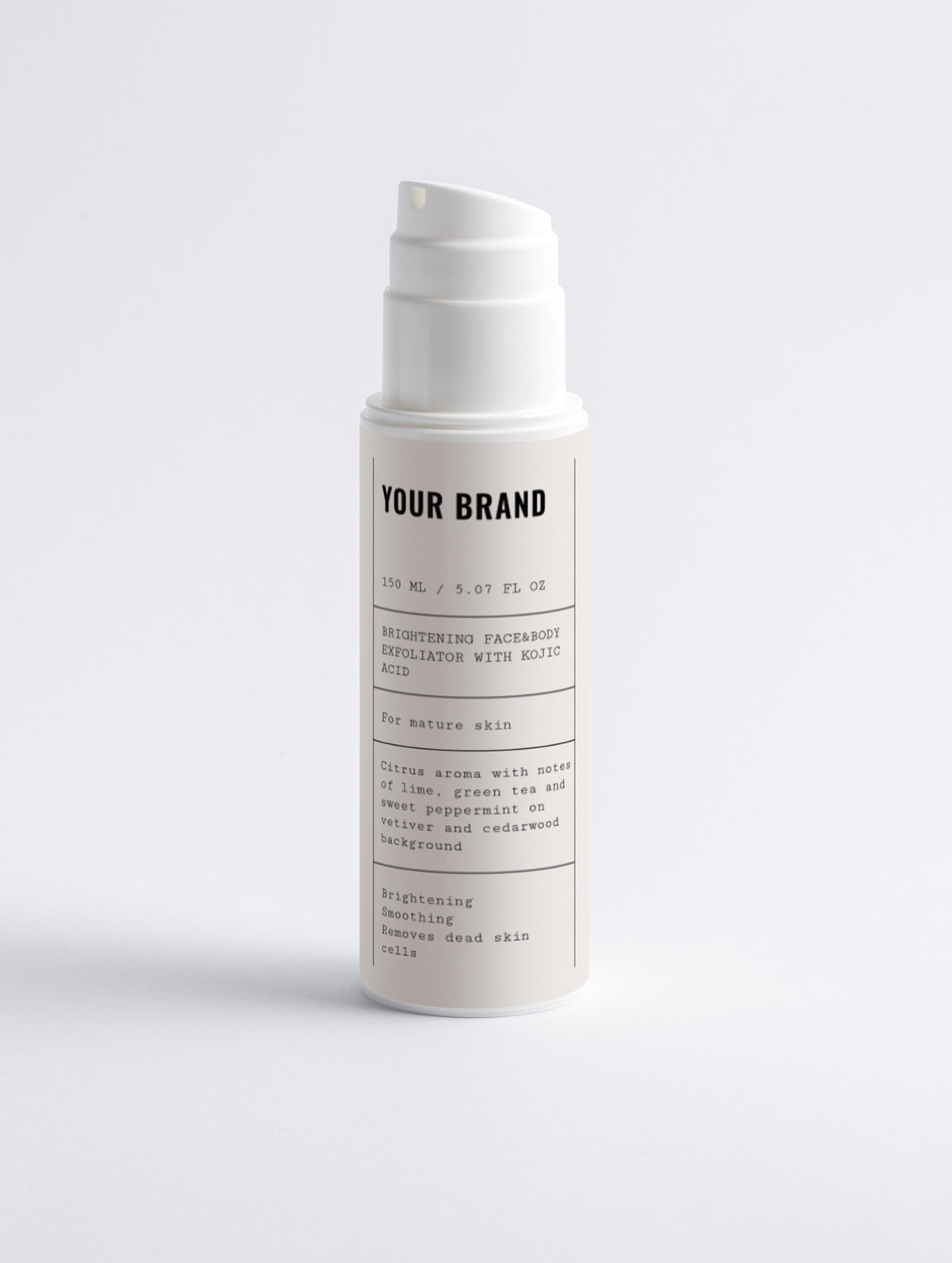 Brightening Face&Body Exfoliator with Kojic Acid